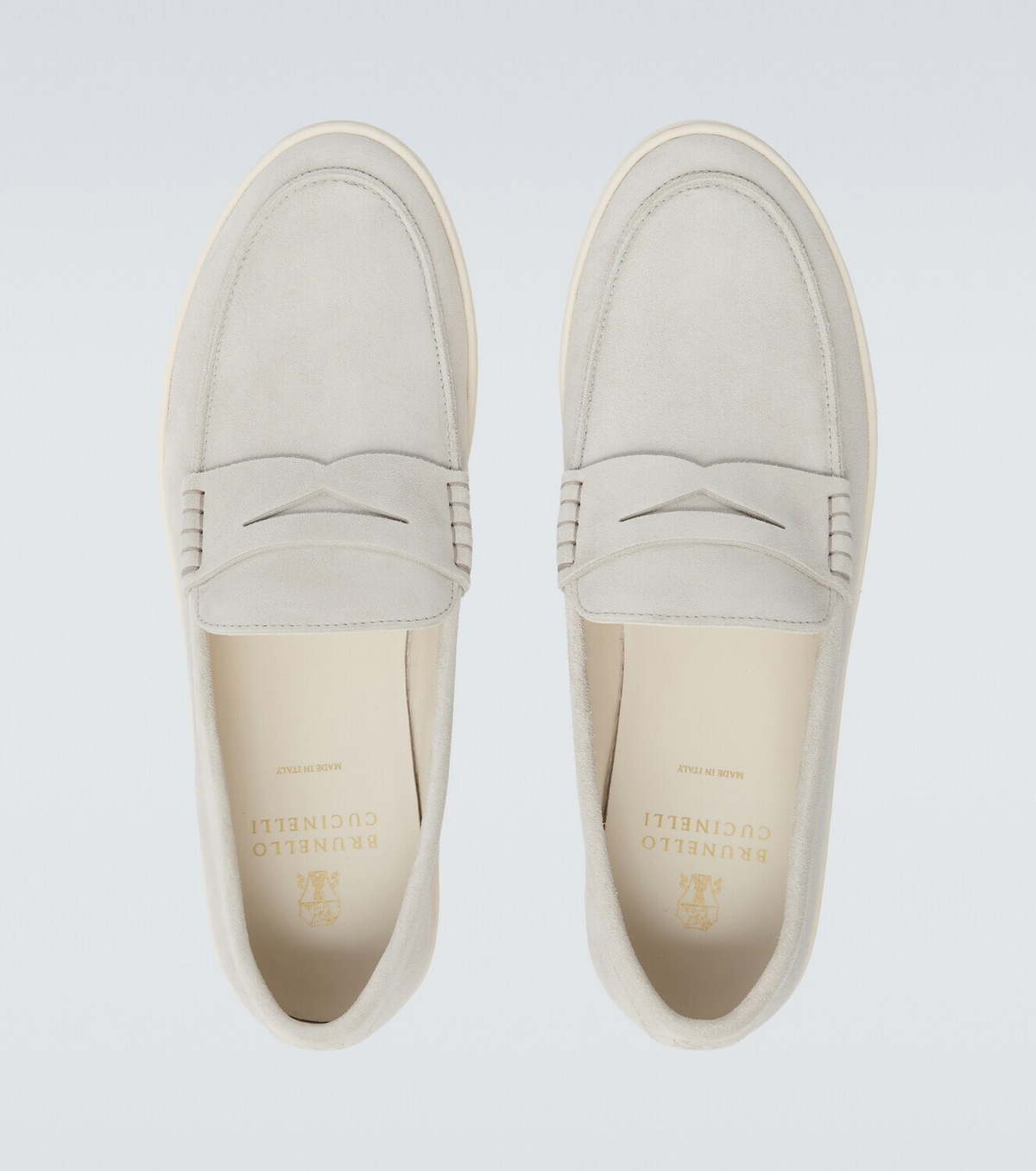 Brunello Cucinelli Suede slip-on sneakers Brunello Cucinelli
