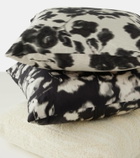 The House of Lyria Biplex wool and cotton-blend cushion