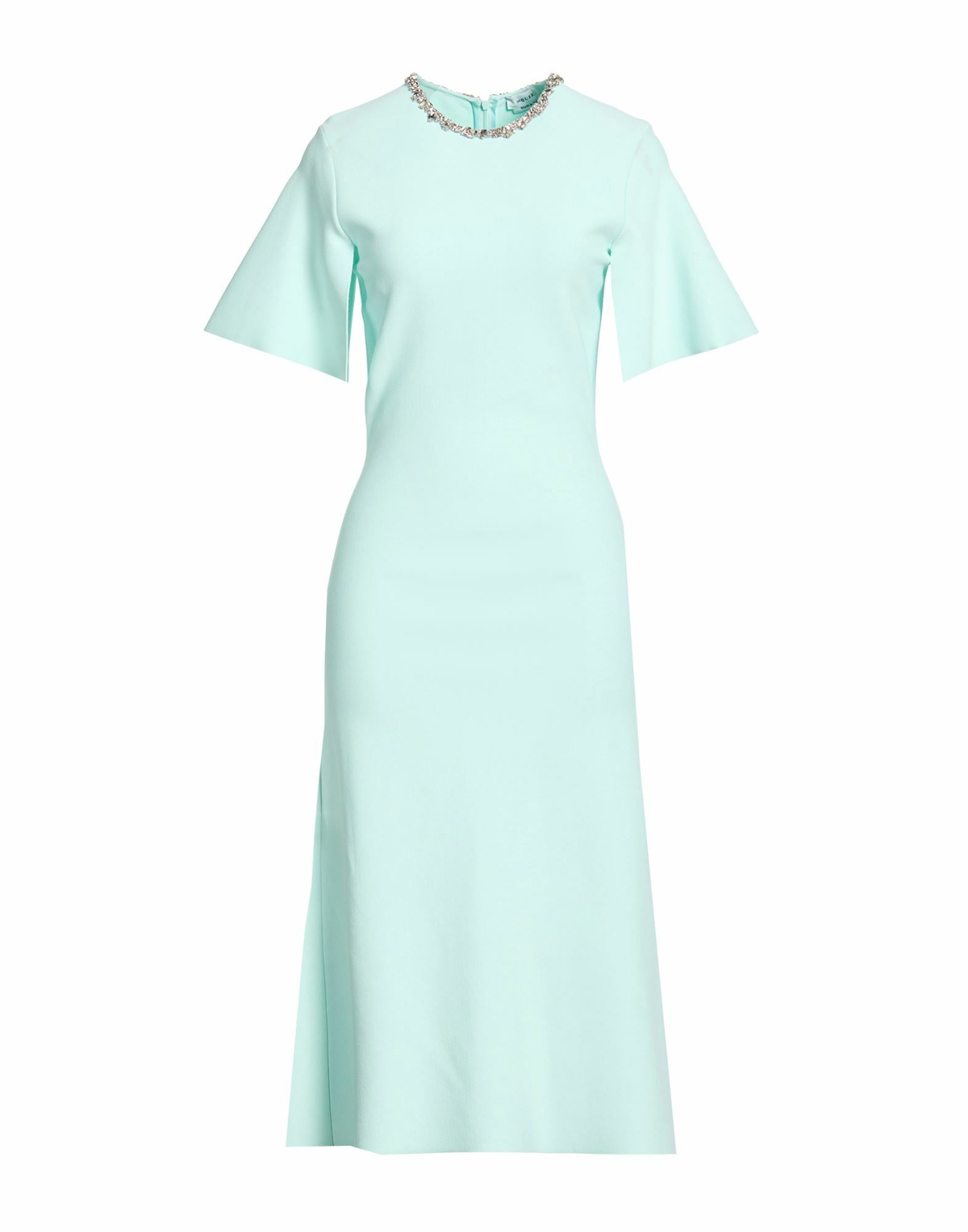 Mcqueen Womens Midi dress Turquoise