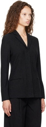 TOTEME Black Slim Wool Blazer