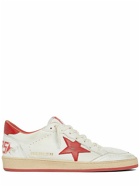 GOLDEN GOOSE - Ball Star Nappa Leather & Nylon Sneakers