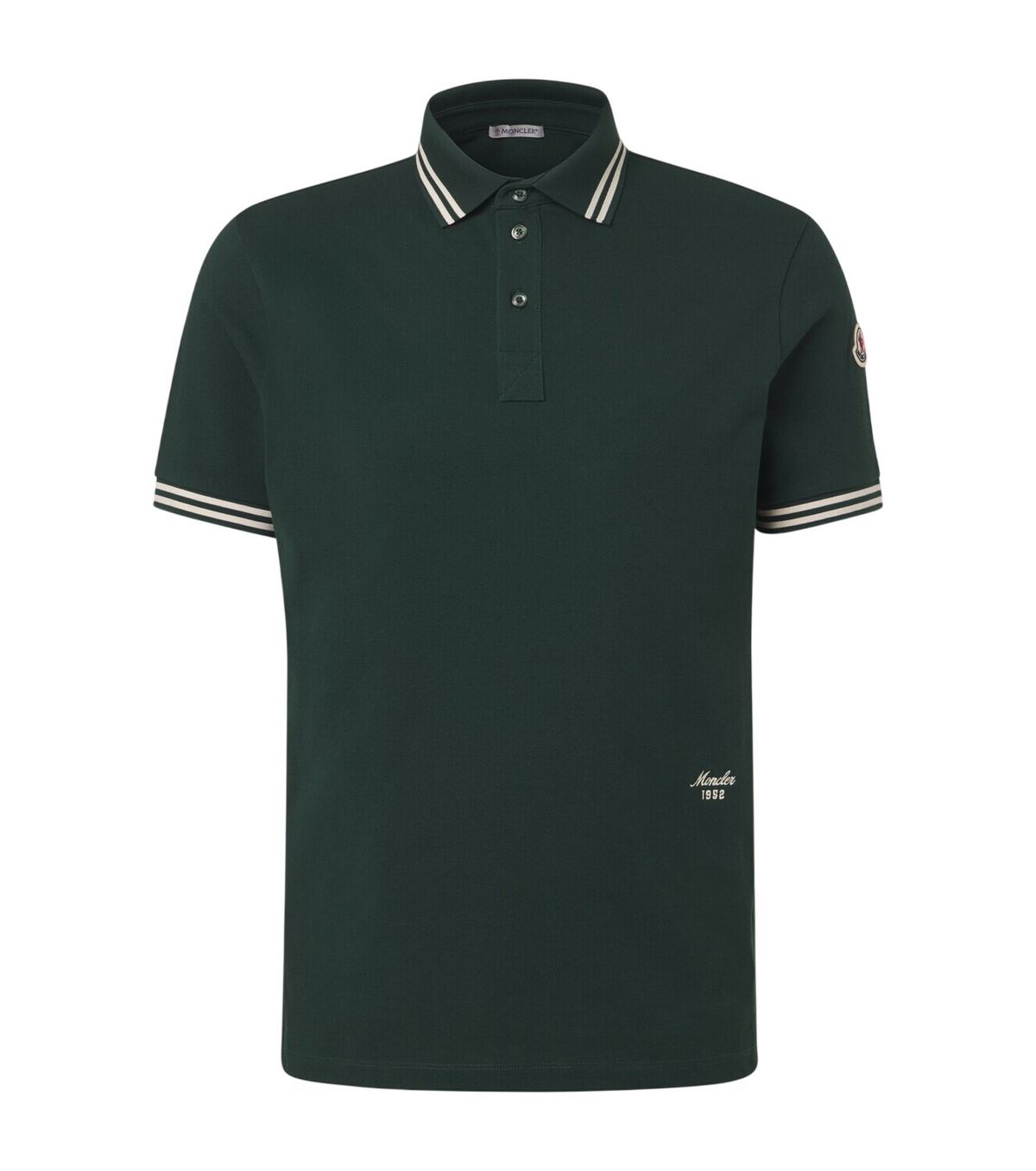 Moncler Black Long Sleeve Maglia Polo Moncler