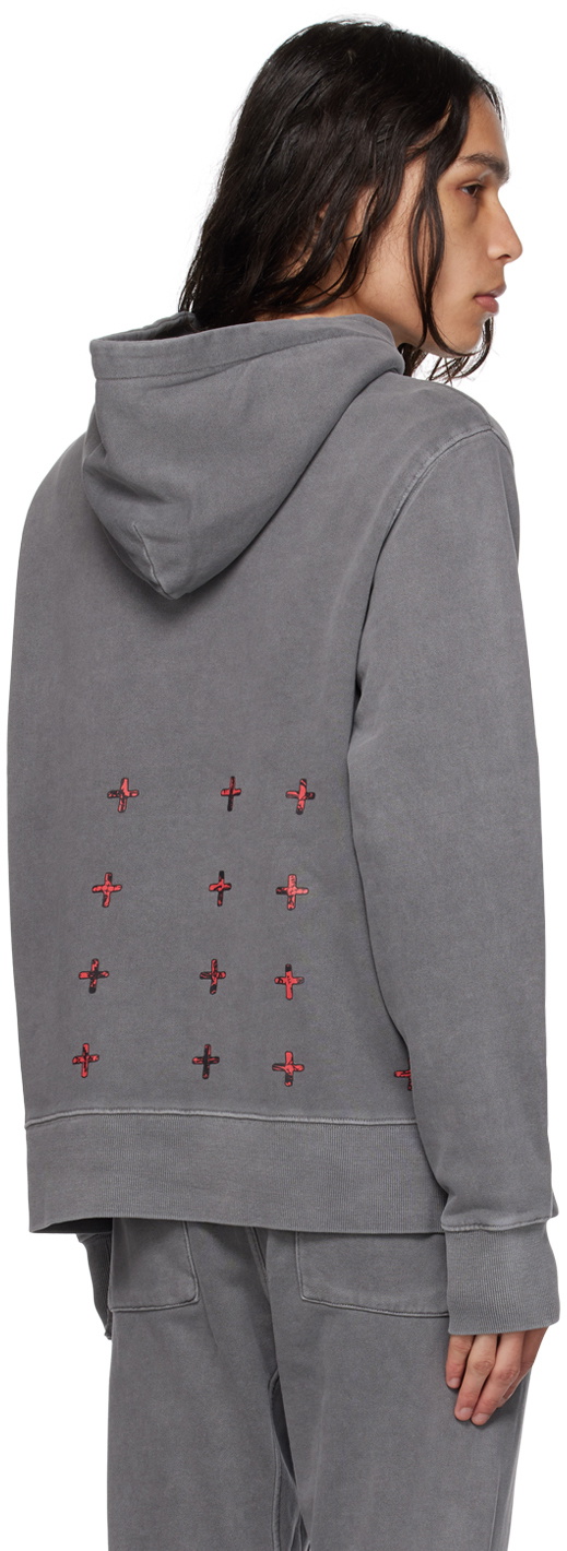 Ksubi Gray Autograph Kash Hoodie Ksubi