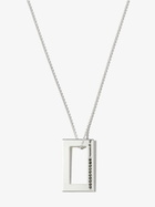 Le Gramme Sterling Silver Le 3.4g Polished Diamond Necklace