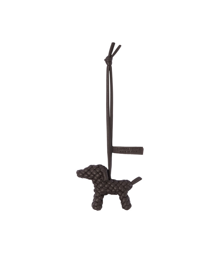 Photo: Bottega Veneta Intreccio nappa leather bag charm