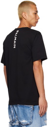 Balmain Black Printed T-Shirt