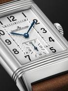 Jaeger-LeCoultre - Reverso Classic Large Small Seconds Los Angeles Limited-Edition Hand-Wound 45.6mm Stainless Steel and Leather Watch, Ref. No. Q3858522