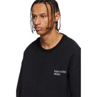 Enfants Riches Deprimes SSENSE Exclusive Black Embroidered Sweatshirt