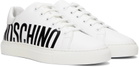 Moschino White Serena Low-Top Sneakers