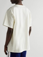 GUCCI - Printed Cotton-Jersey T-Shirt - White