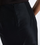 Gucci Silk faille pencil skirt