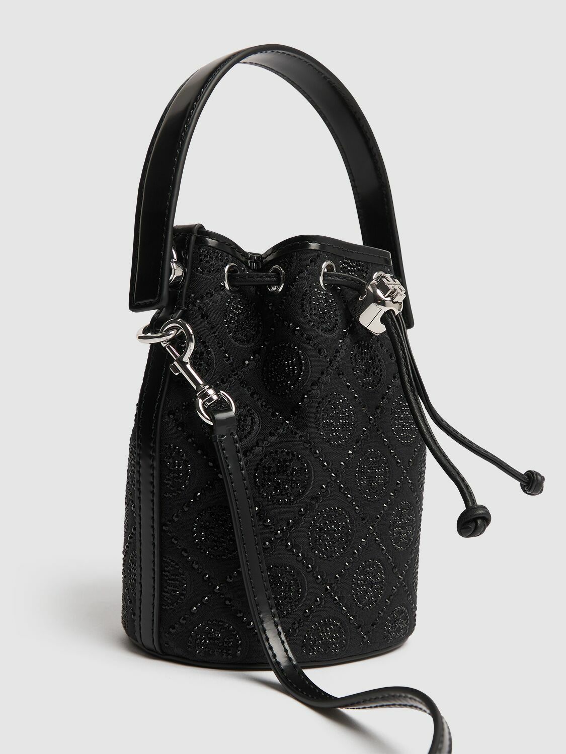 ショルダーバッグ・ポシェット Tory Burch T Monogram Hotfix Mini Bucket bag TORY BURCH Mini T Monogram Hotfix Bucket Bag Tory Burch