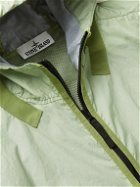 Stone Island - Logo-Appliquéd Garment-Dyed Membrana 3L TC Hooded Anorak - Green