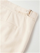 LE 17 SEPTEMBRE - Straight-Leg Cotton-Twill Trousers - Neutrals