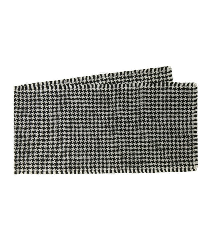 Photo: Acne Studios Houndstooth wool scarf