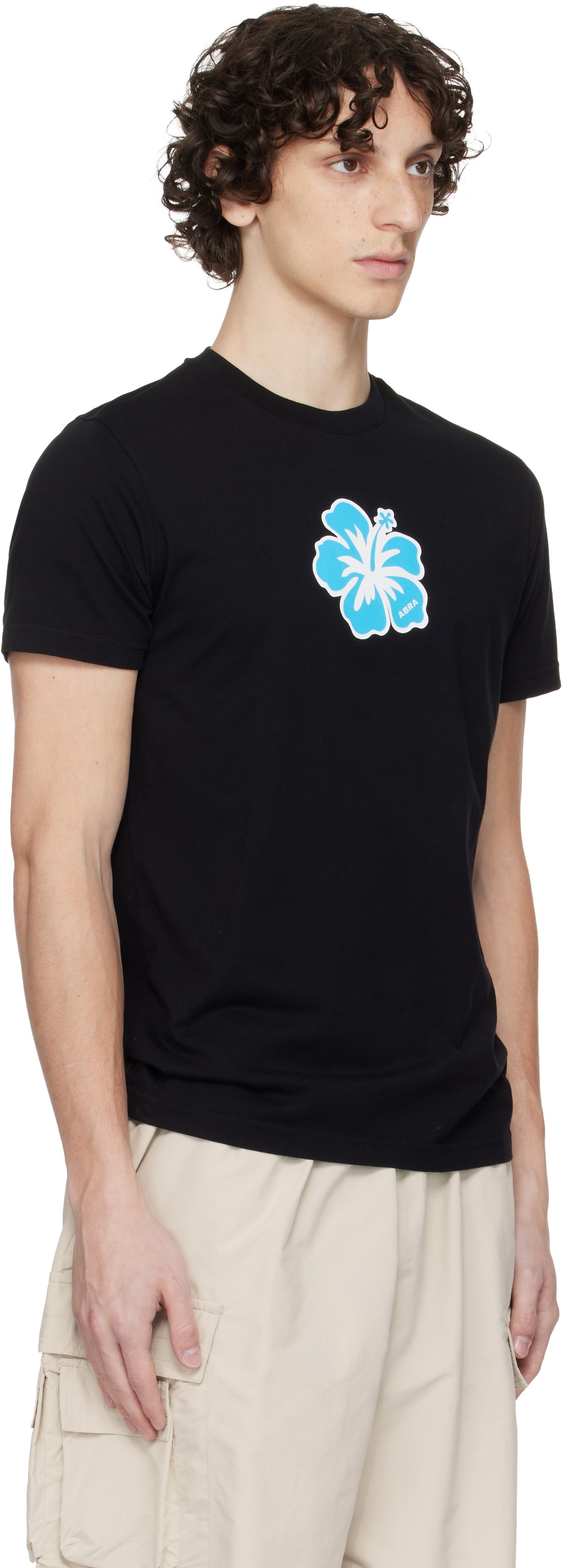 ABRA Black Flower T-shirt
