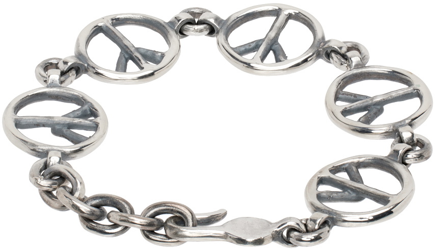 NEEDLES Silver Peace Bracelet Needles