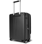 Montblanc - #MY4810 Cabin Leather-Trimmed Polycarbonate Suitcase - Black