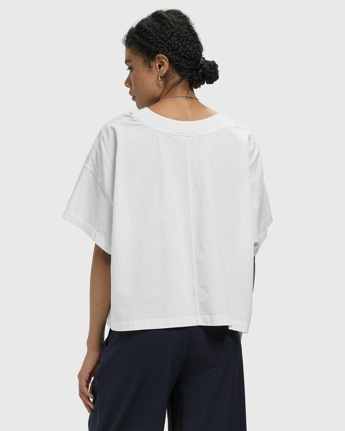 American Vintage GIXY White Womens Shortsleefe