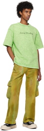 Collina Strada Yellow Deadstock Cotton Cargo Sweatpants