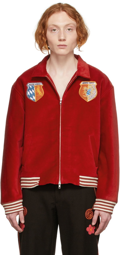Photo: Bode Red Wenham Souvenir Jacket