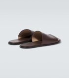 Loewe Paula's Ibiza Flex Anagram leather slides