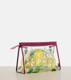 Chloé Soleil Small leather-trimmed pouch