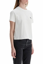 A. P.C. unisex boxy t-shirt in organic cotton white short sleeves White