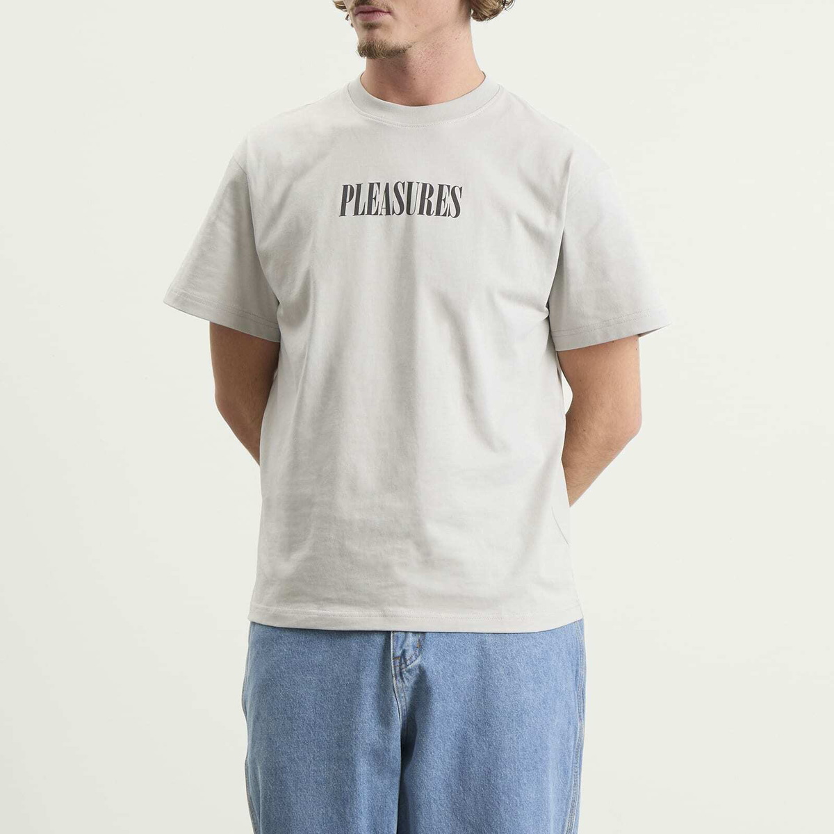 Pleasures Men's Exhibition T-Shirt in Silver