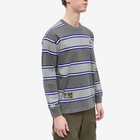 Men's AAPE AAPE Now Stripe T-Shirt in Grey