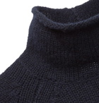 Norse Projects - Thore N Intarsia Wool Sweater - Men - Navy