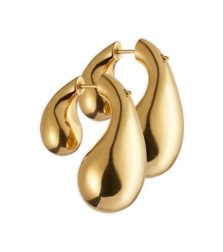 Photo: Bottega Veneta Drop 18kt gold-plated earrings
