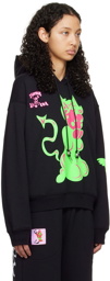 Chopova Lowena Black Little Devil Hoodie