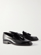 A Kind Of Guise - Napoli Leather Tasselled Loafers - Black