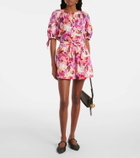 Ulla Johnson Rowan floral cotton shorts