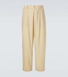 Giorgio Armani Cotton-blend straight pants