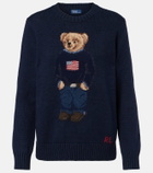 Polo Ralph Lauren Polo Bear intarsia cotton and linen sweater