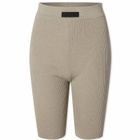 Fear of God ESSENTIALS Women's Essentials Biker Shorts in Core Heather