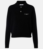 Givenchy Logo wool and cashmere polo sweater