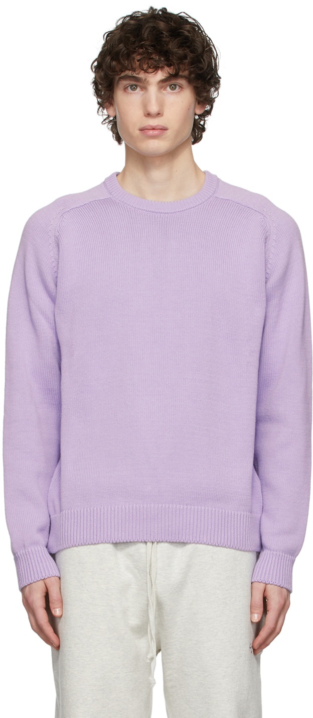 Noah Purple Cotton Sweater Noah NYC