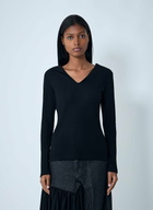 Yohji Yamamoto Lace-Up Wool Sweater