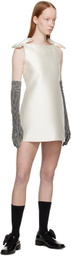 KIMHĒKIM White Monroe Minidress