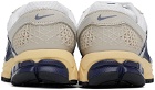 Nike White & Navy Zoom Vomero 5 Sneakers