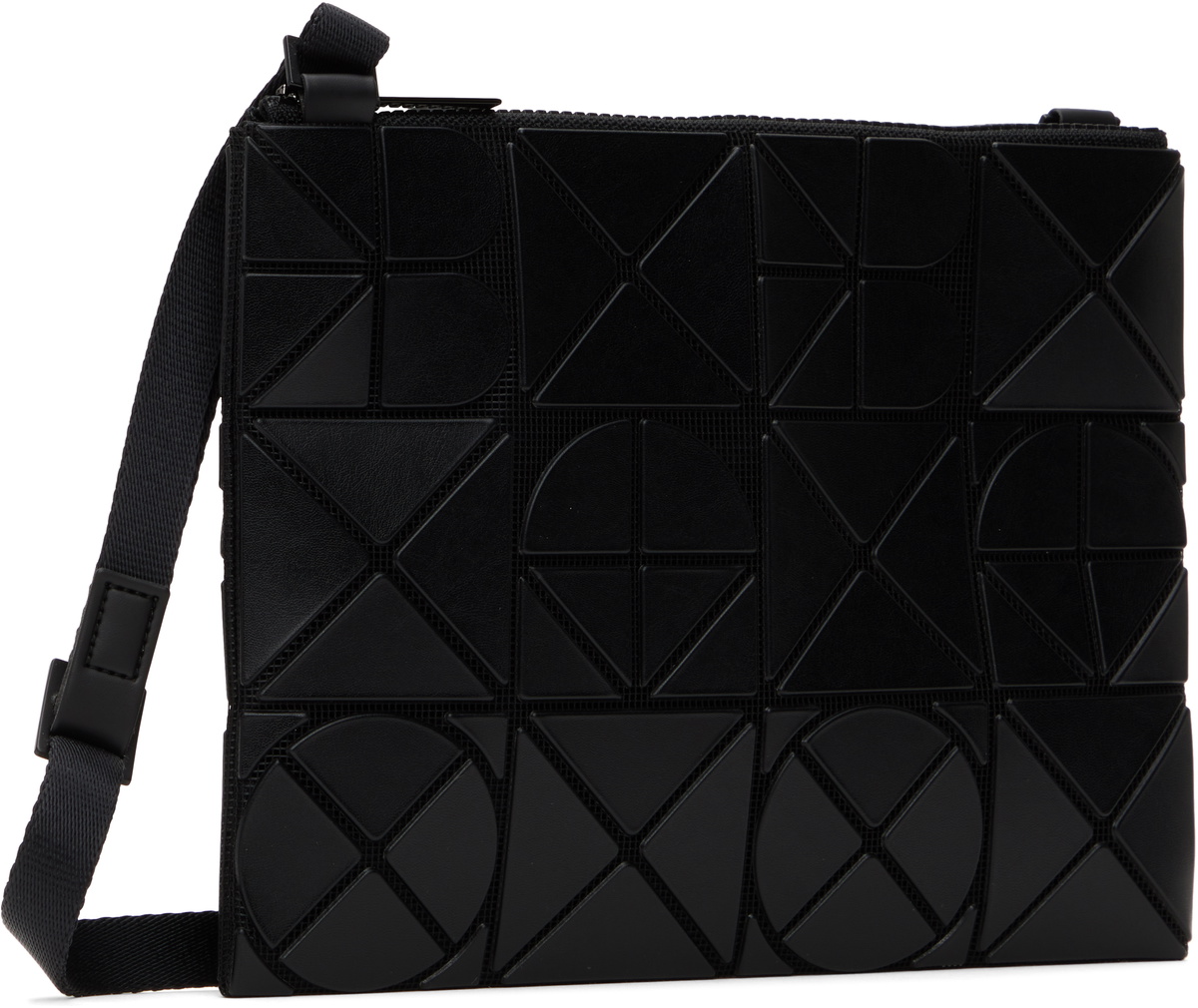 BAO BAO ISSEY MIYAKE Black Font Crossbody Bag