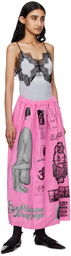 Ashley Williams Pink Executioner Doll Maxi Skirt