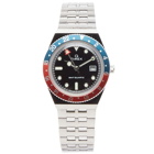 Timex Q Diver GMT Watch in Navy/Red