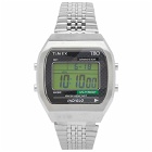 Timex Men's T80 Digital 36mm Watch in Silver