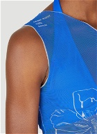 Sweet Nectar One Shoulder Top in Blue