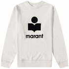 Isabel Marant Men's Mikoy Logo Crew Sweat in Ecru