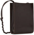 Jil Sander Brown Small Tangle Messenger Bag